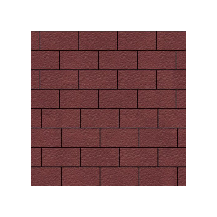 Тротуарная плитка Steinrus Прямоугольник Лайн 200х100х60 мм Красный Бассировка
